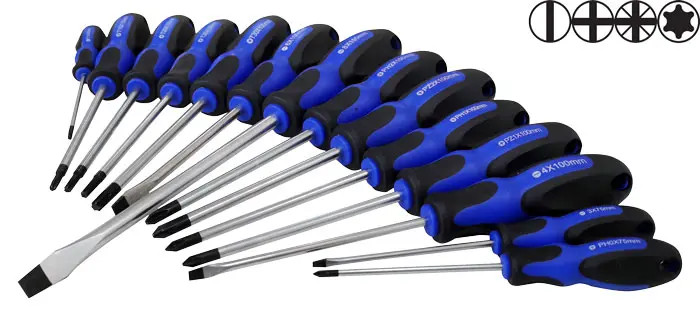 Skruvmejselsats Bato 14 del